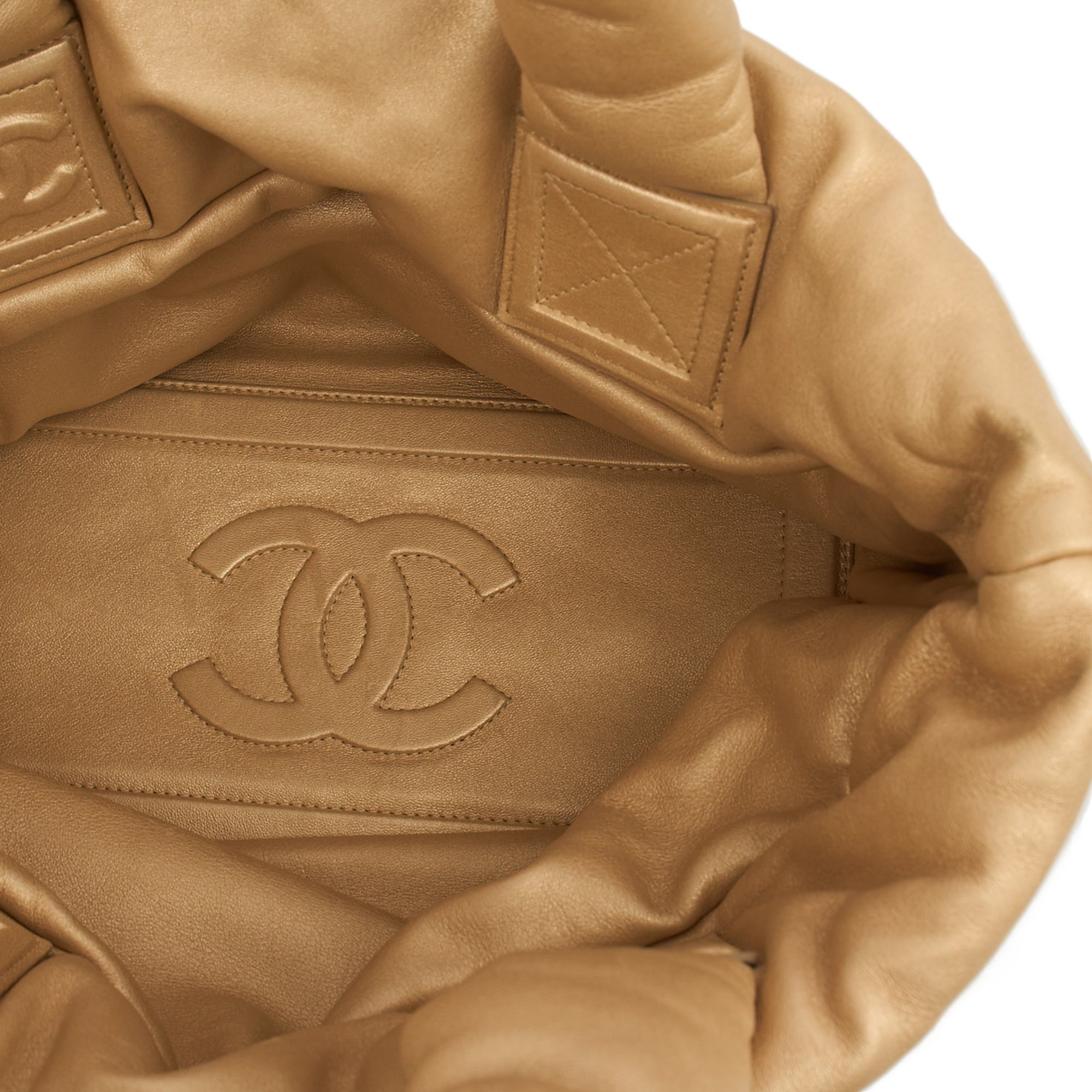 Chanel Top Handle Coco Cocoon in Metallic, Calfskin Leather