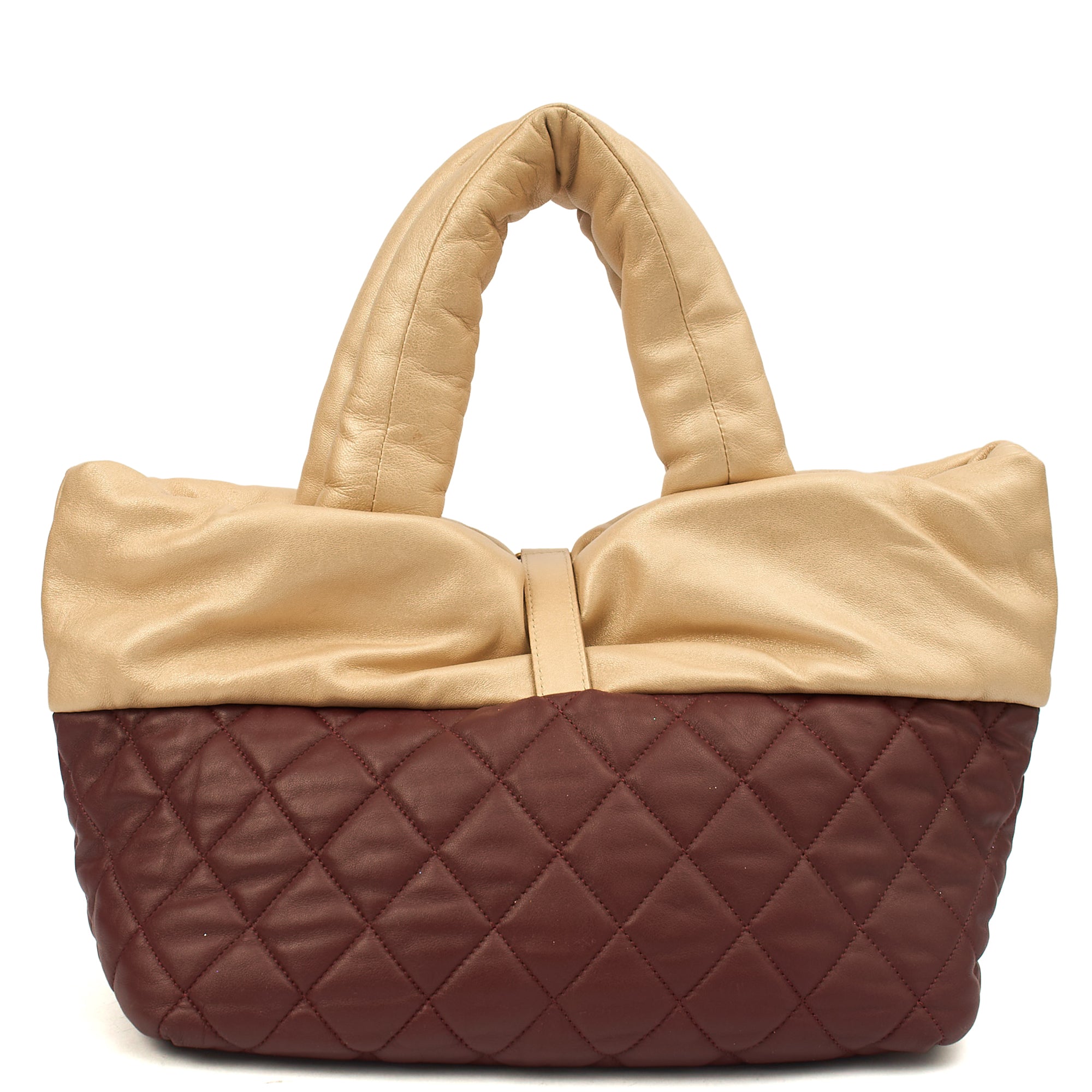 Chanel Top Handle Coco Cocoon in Metallic, Calfskin Leather