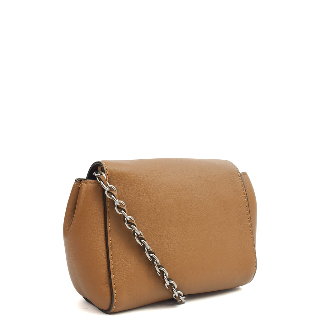 Mulberry Mini Bag Lily in Oak, Calfskin Leather