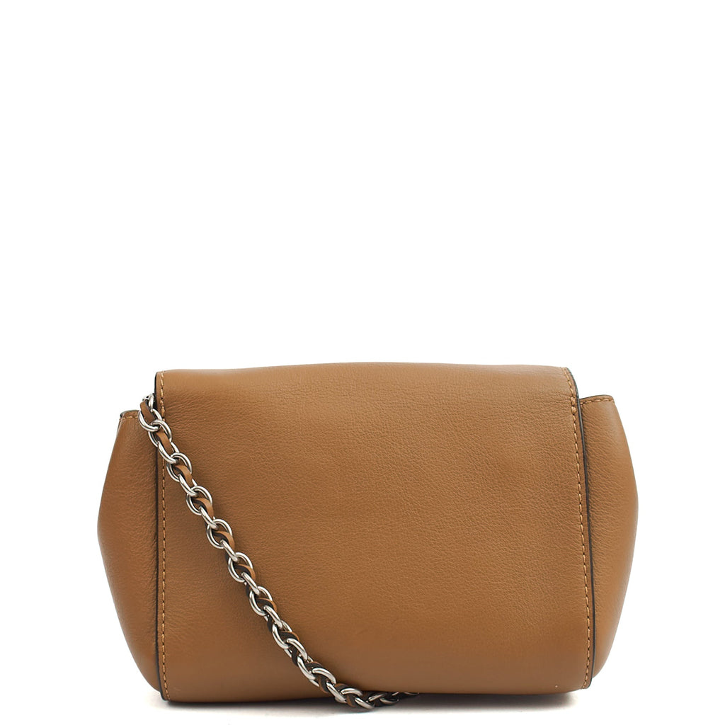 Mulberry Mini Bag Lily in Oak, Calfskin Leather