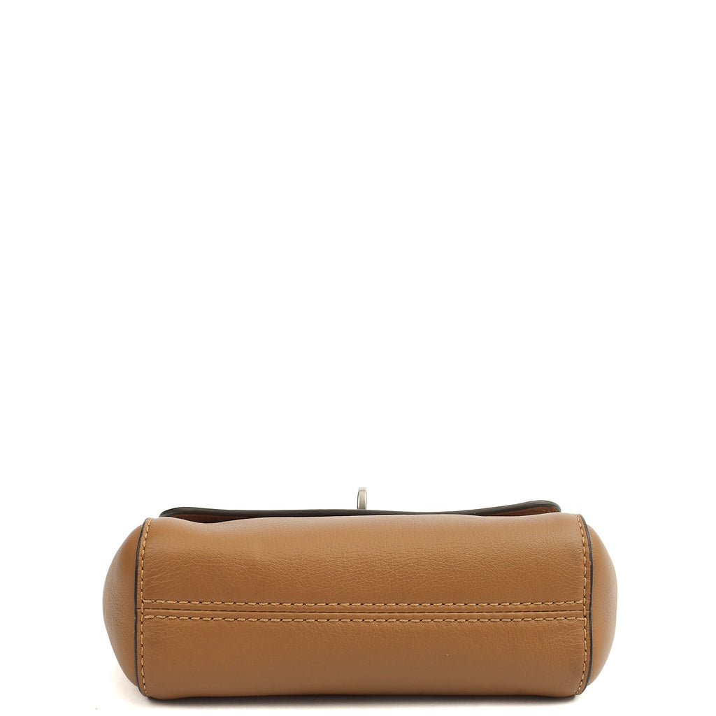 Mulberry Mini Bag Lily in Oak, Calfskin Leather