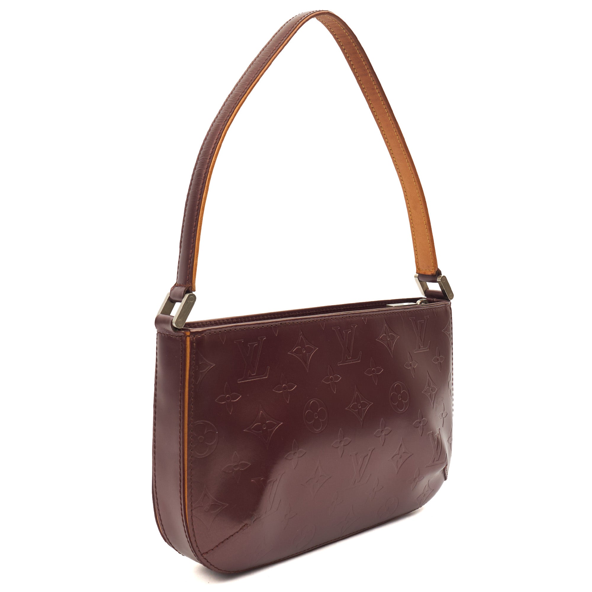 Louis Vuitton Shoulder Bag Fowler in Purple, Miroir Vernis