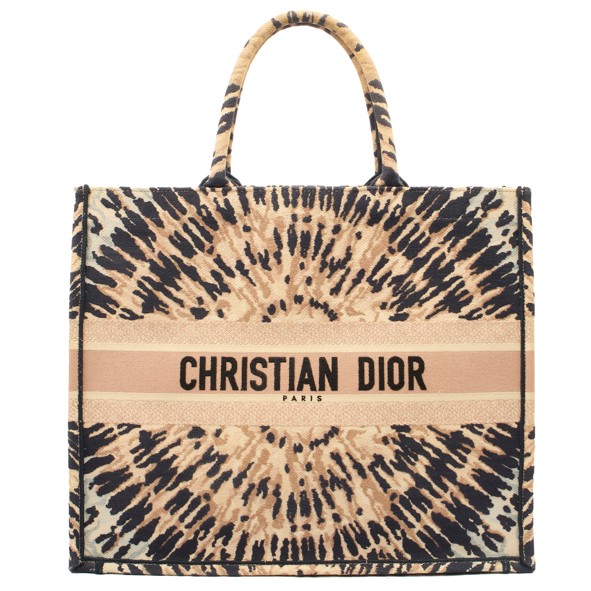 Christian Dior Tote Book Tote in Pink, Fabric