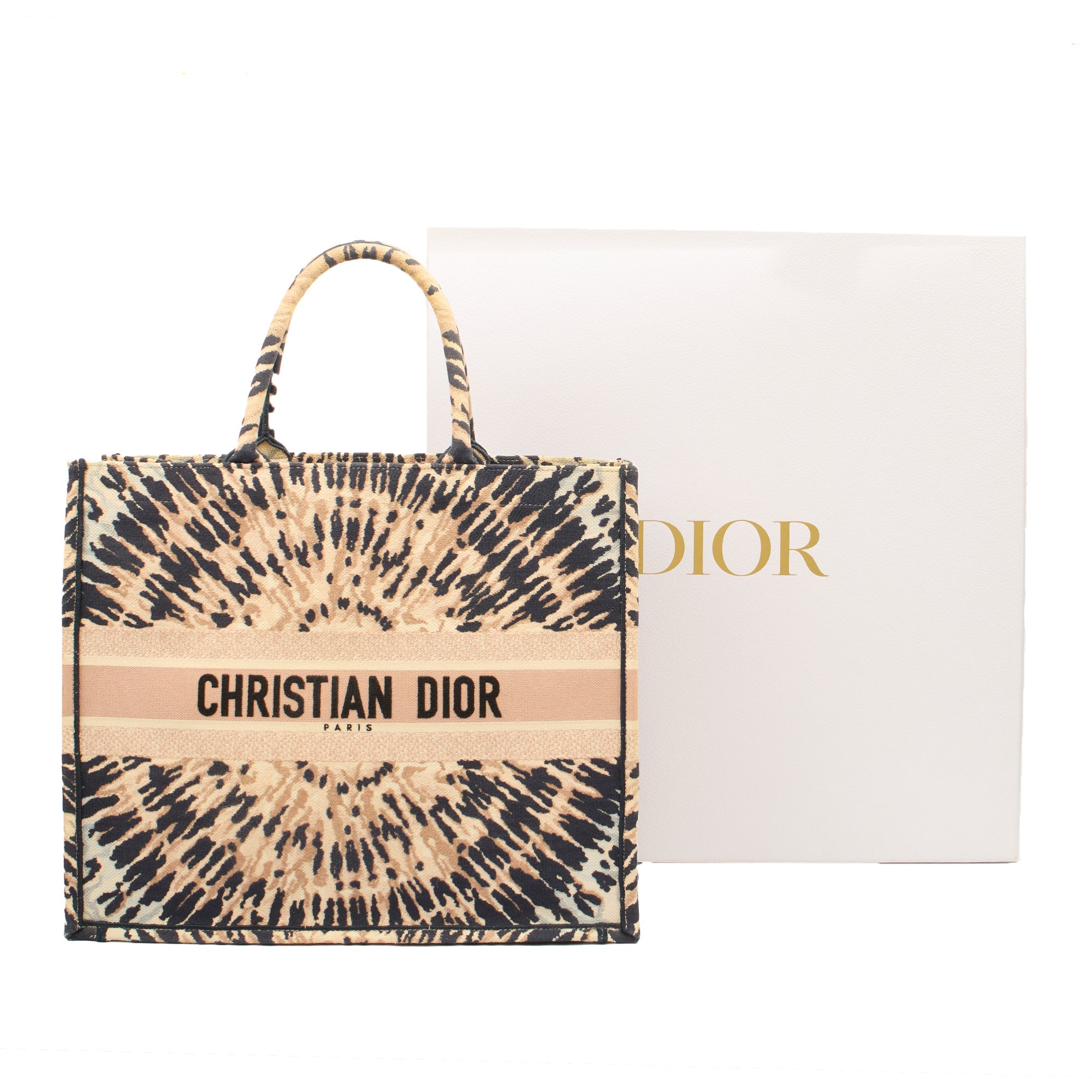 Christian Dior Tote Book Tote in Pink, Fabric
