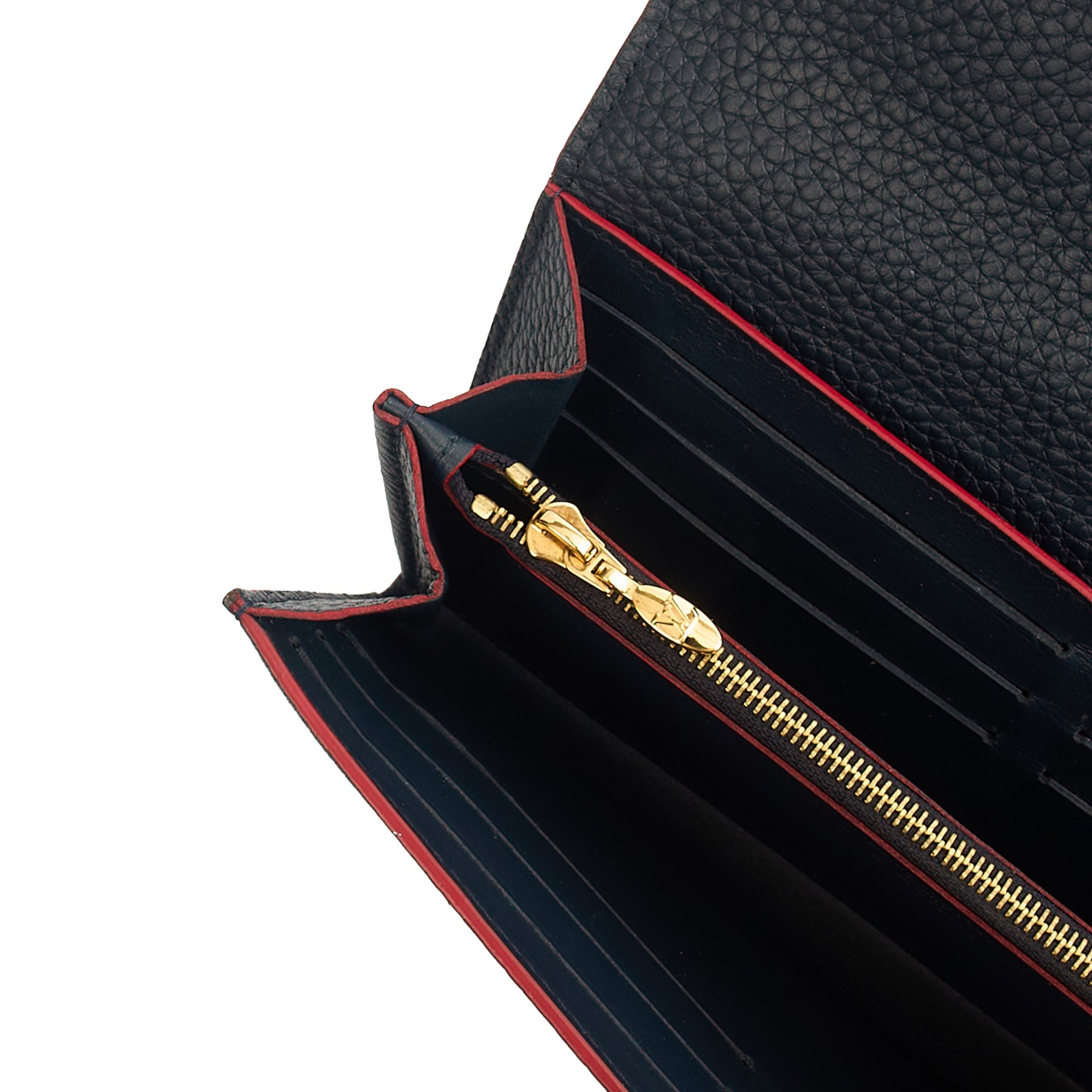 Louis Vuitton Wallet Capucines Wallet  in Navy, Calfskin Leather