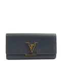 Louis Vuitton Wallet Capucines Wallet  in Navy, Calfskin Leather