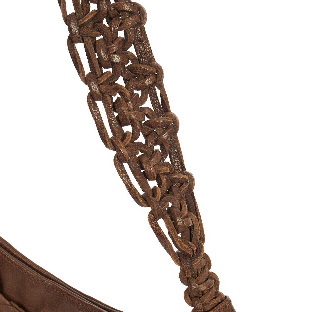 Valentino Shoulder Bag Shoulder Bag in Brown, Calfskin