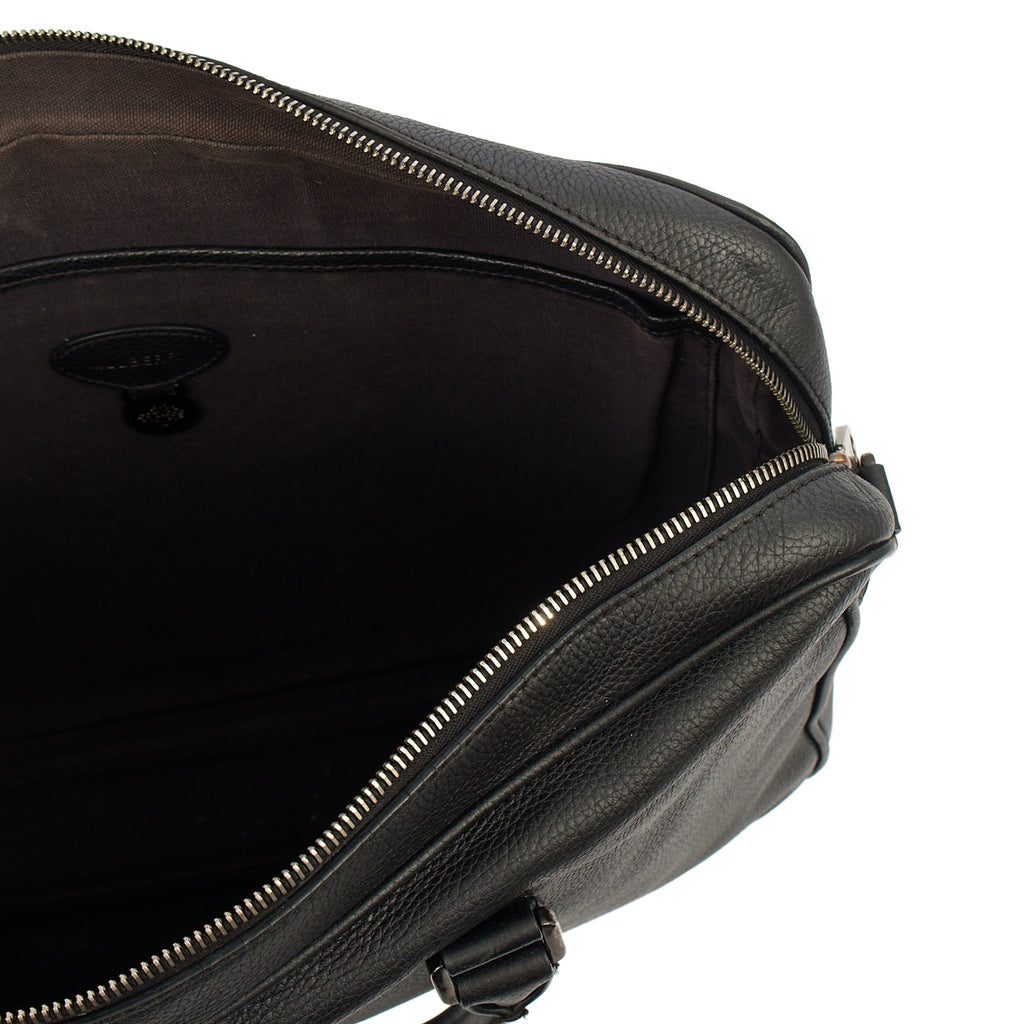 Mulberry Top Handle Briefcase in Black, Leather