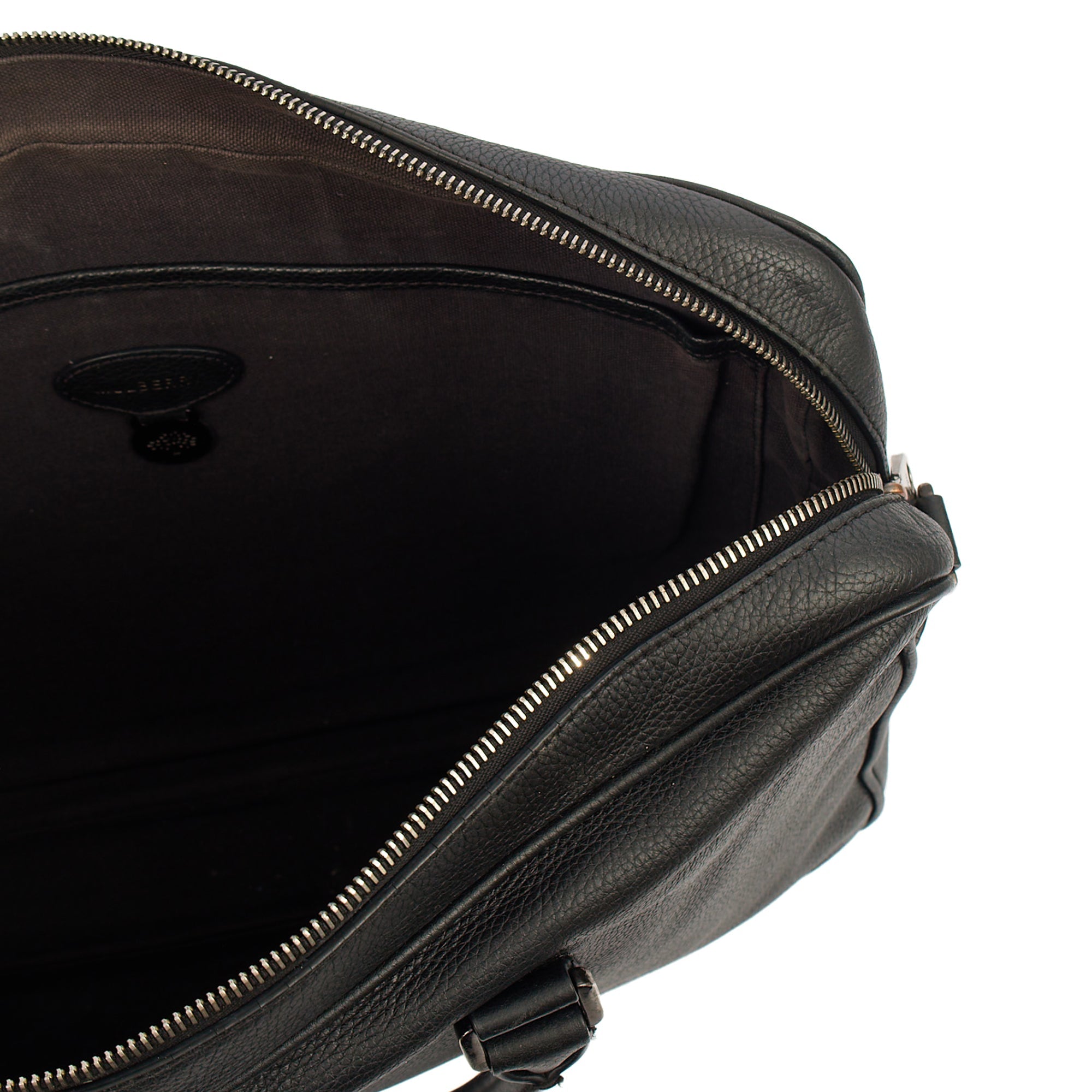 Mulberry Top Handle Briefcase in Black, Leather