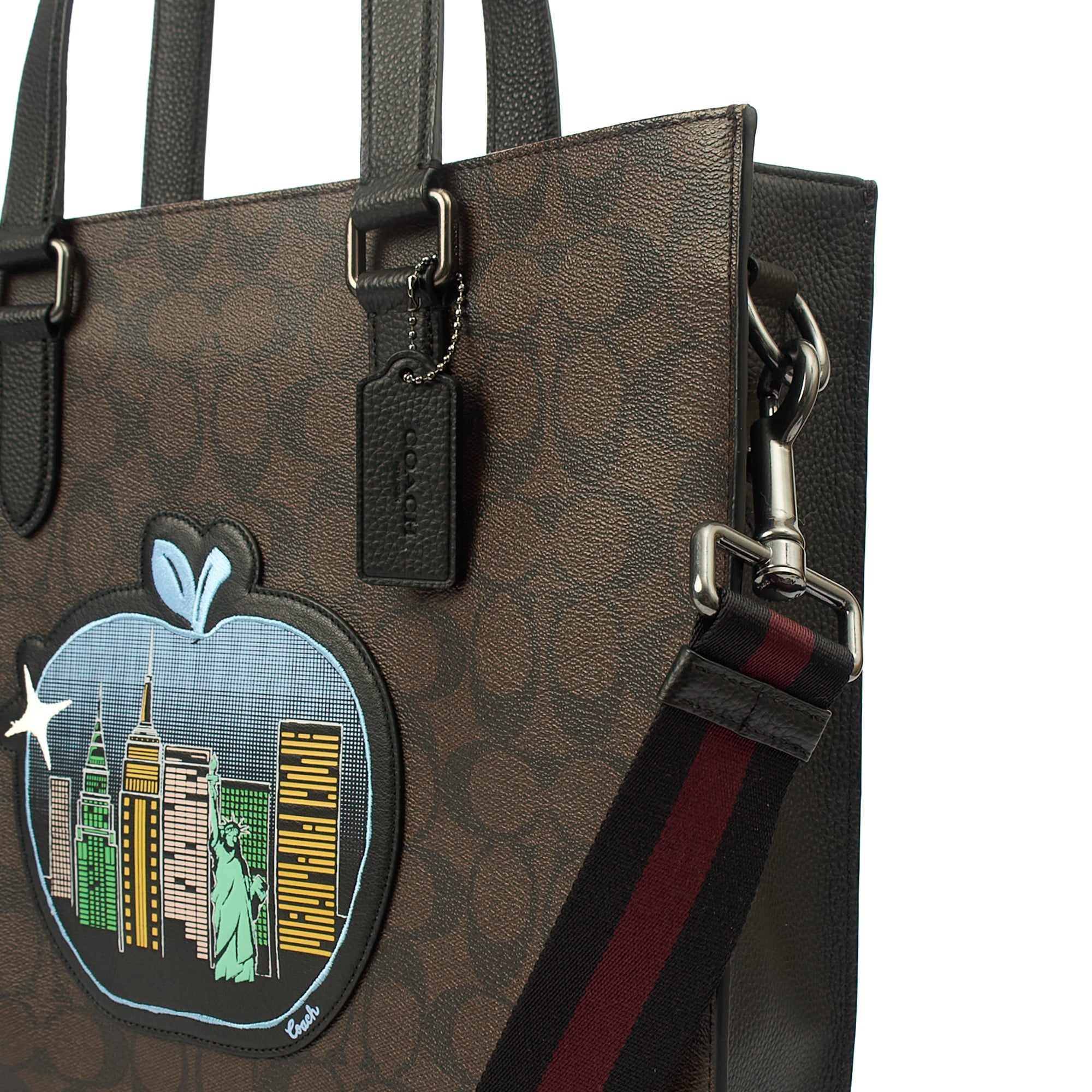 Coach Tote Graham Crossbody in Brown, Leather