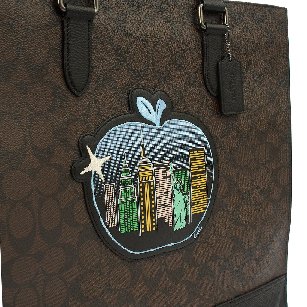 Coach Tote Graham Crossbody in Brown, Leather