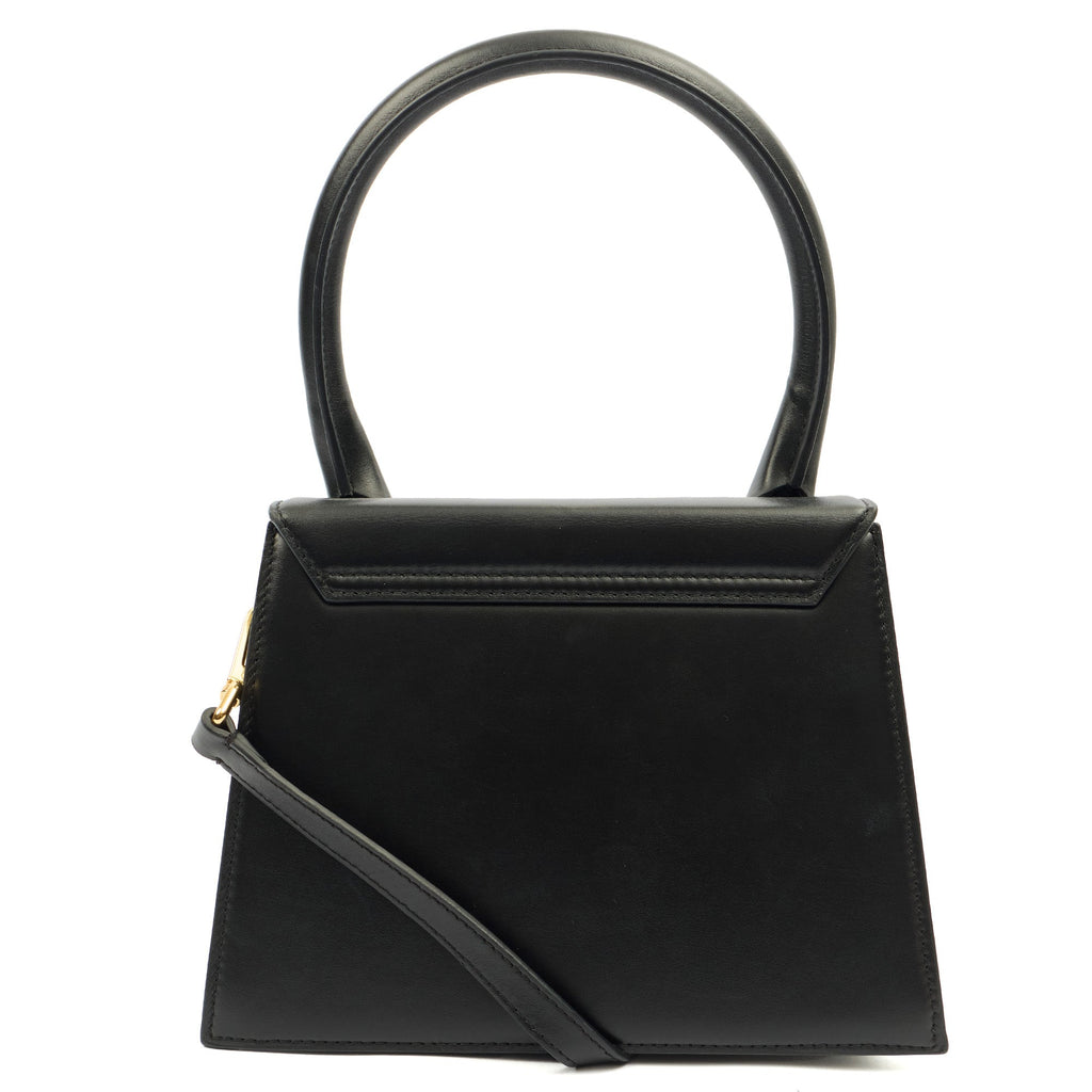 Jacquemus Top Handle Le Chiquito in Black, Leather