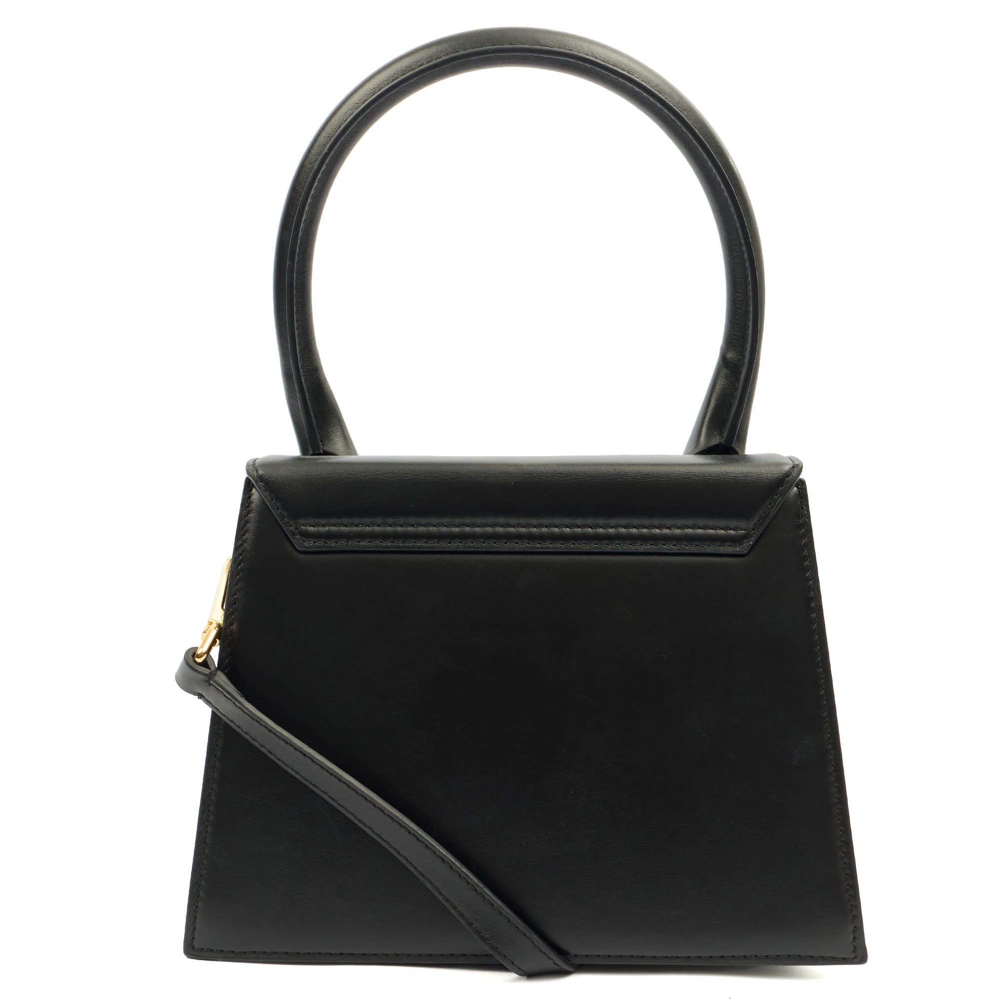 Jacquemus Top Handle Le Chiquito in Black, Leather