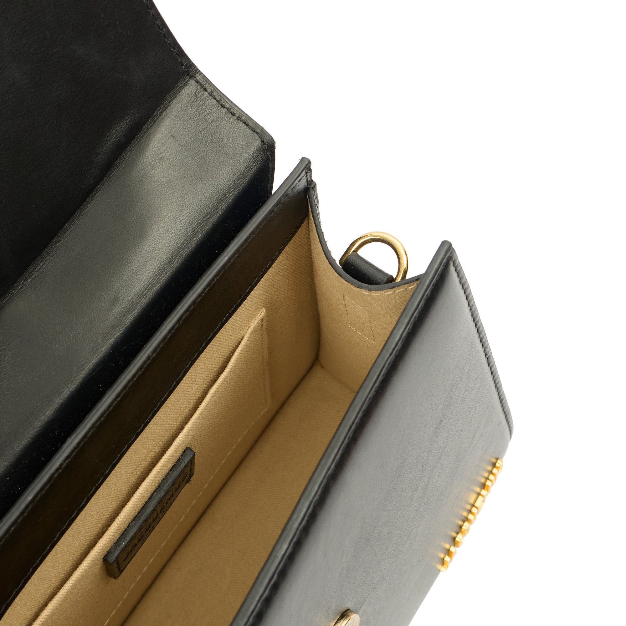 Jacquemus Top Handle Le Chiquito in Black, Leather