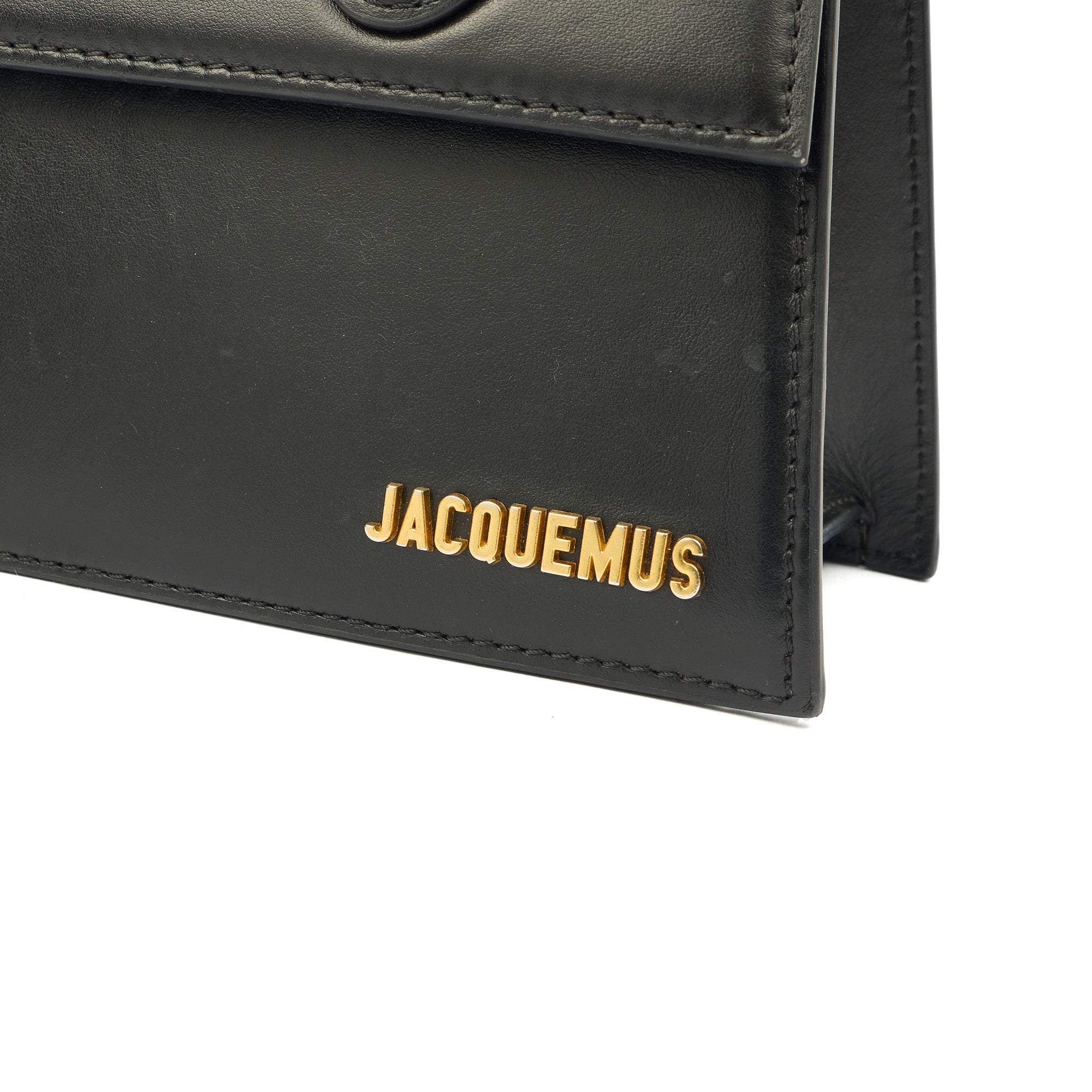 Jacquemus Top Handle Le Chiquito in Black, Leather