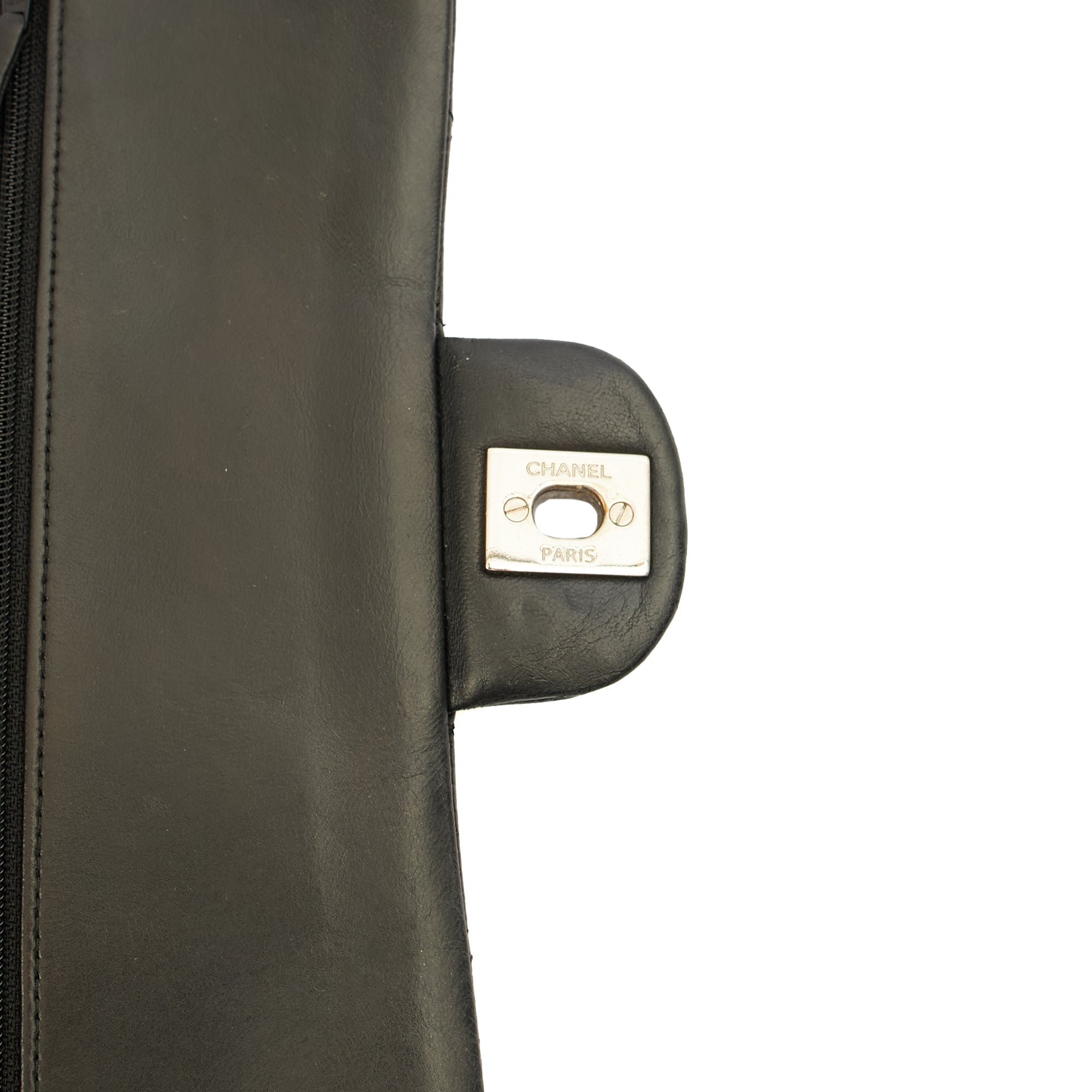 Chanel Cross Body Classic Double Flap - Medium in Black, Calfskin Leather