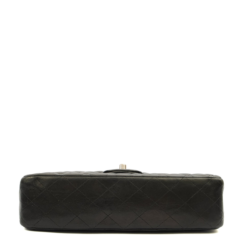 Chanel Cross Body Classic Double Flap - Medium in Black, Calfskin Leather