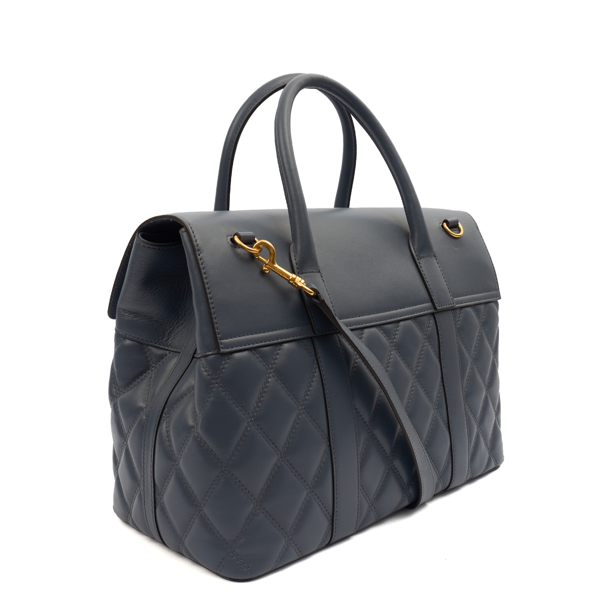 Mulberry Tote Bayswater with Strap in Elephant, Leather
