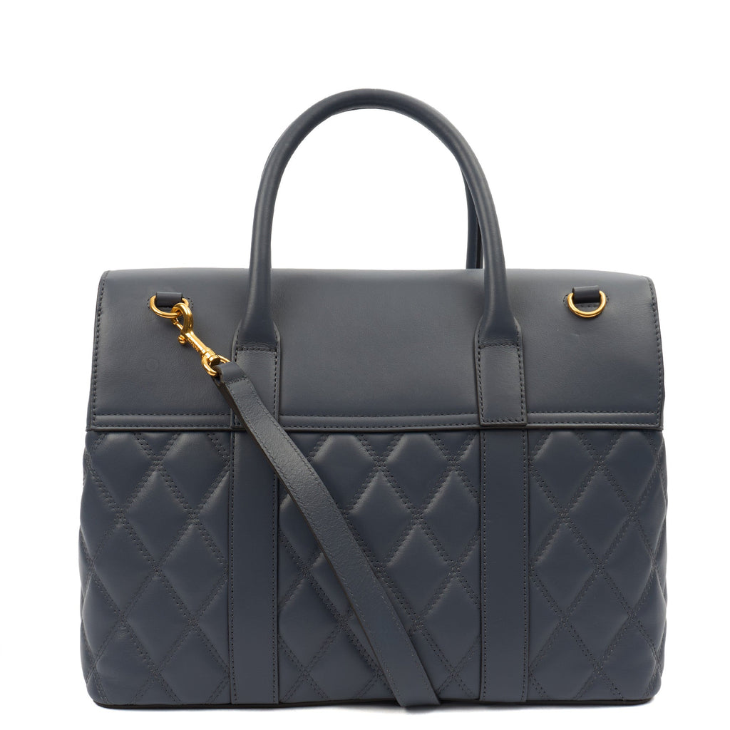 Mulberry Tote Bayswater with Strap in Elephant, Leather