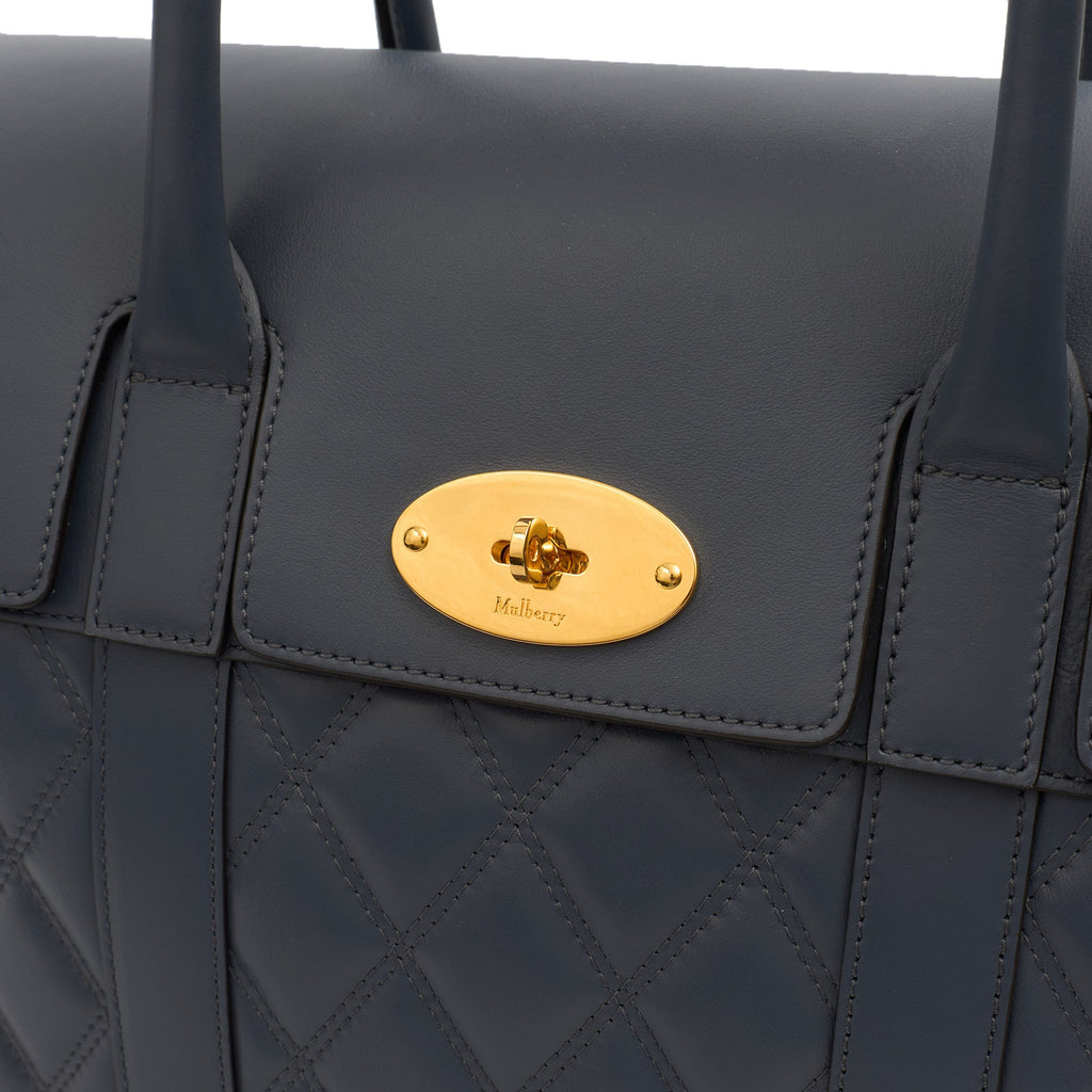 Mulberry Tote Bayswater with Strap in Elephant, Leather