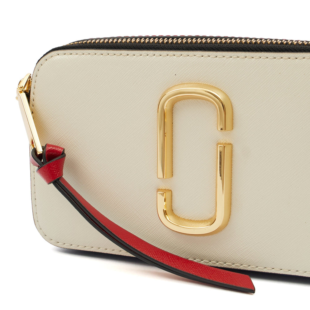 Marc Jacobs Cross Body Snapshot in White, Leather