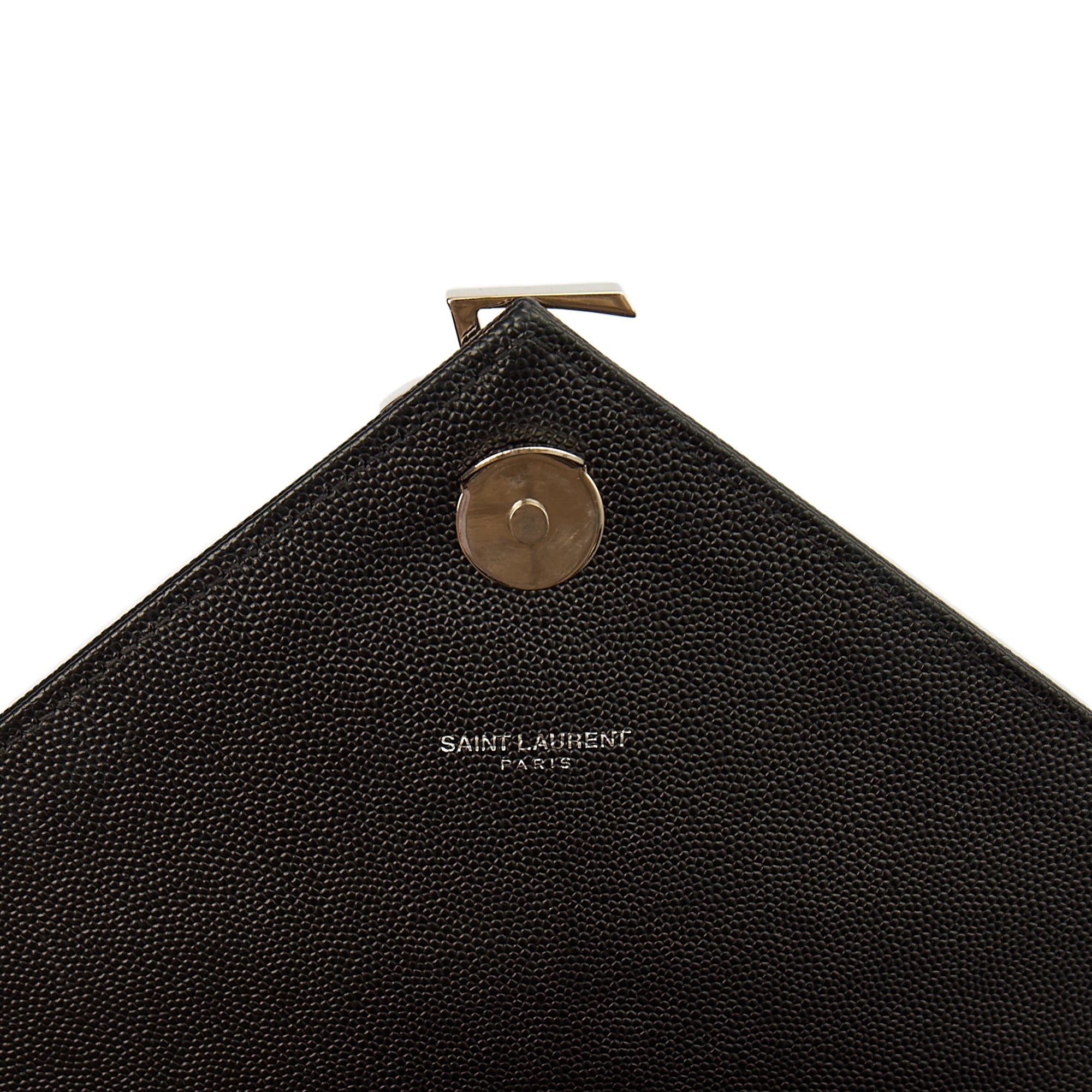 Saint Laurent Shoulder Bag Envelope - Large in Black, Calfskin Leather