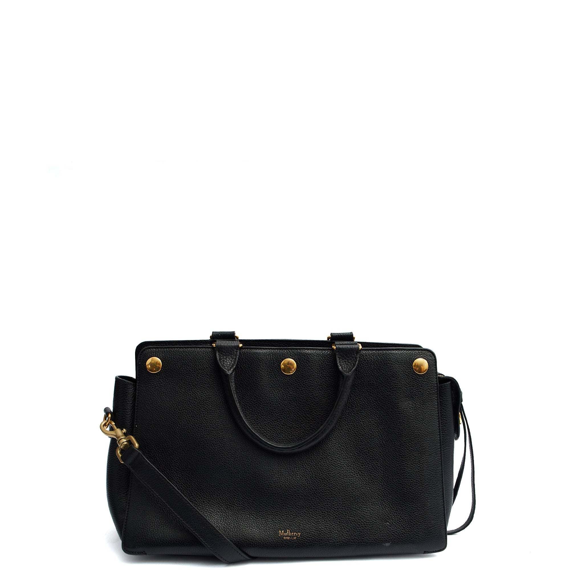 Mulberry Cross Body Chester in Black, Leather