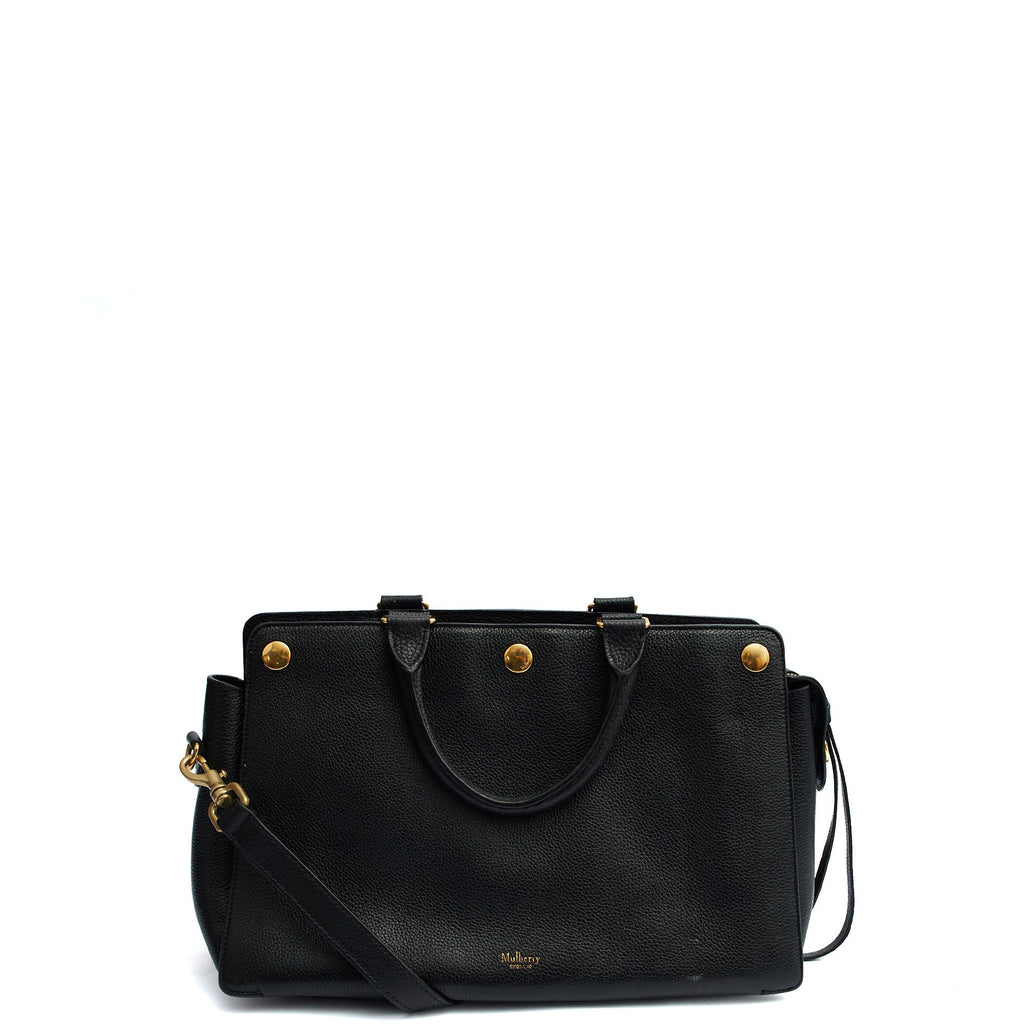 Mulberry Cross Body Chester in Black, Leather