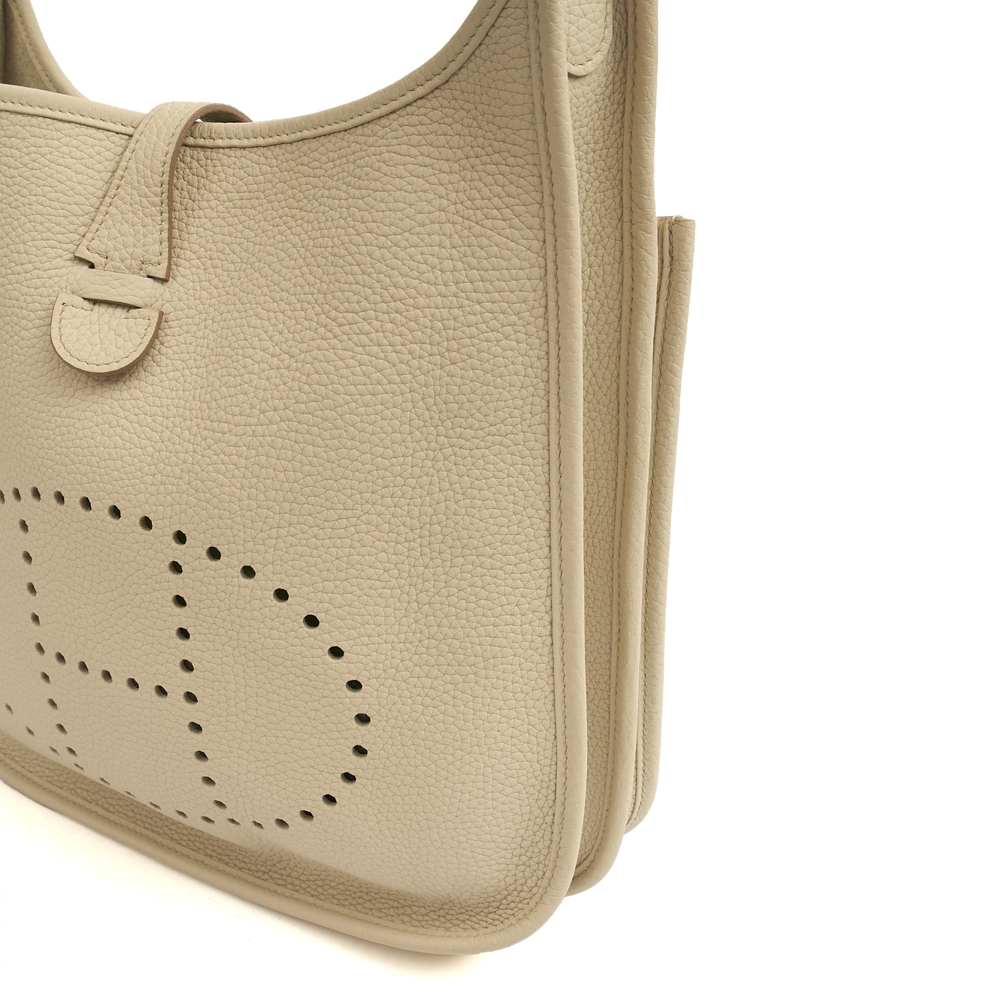Hermes Cross Body Evelyne 29 in Beton, Leather