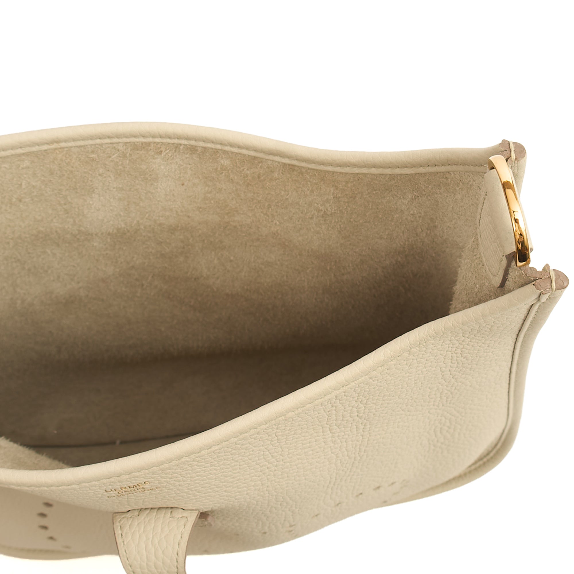 Hermes Cross Body Evelyne 29 in Beton, Leather
