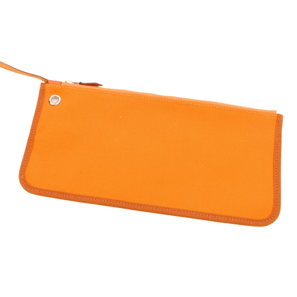 Hermes Tote Herbag Cabine 50 in Classic Orange, Canvas