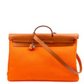 Hermes Tote Herbag Cabine 50 in Classic Orange, Canvas