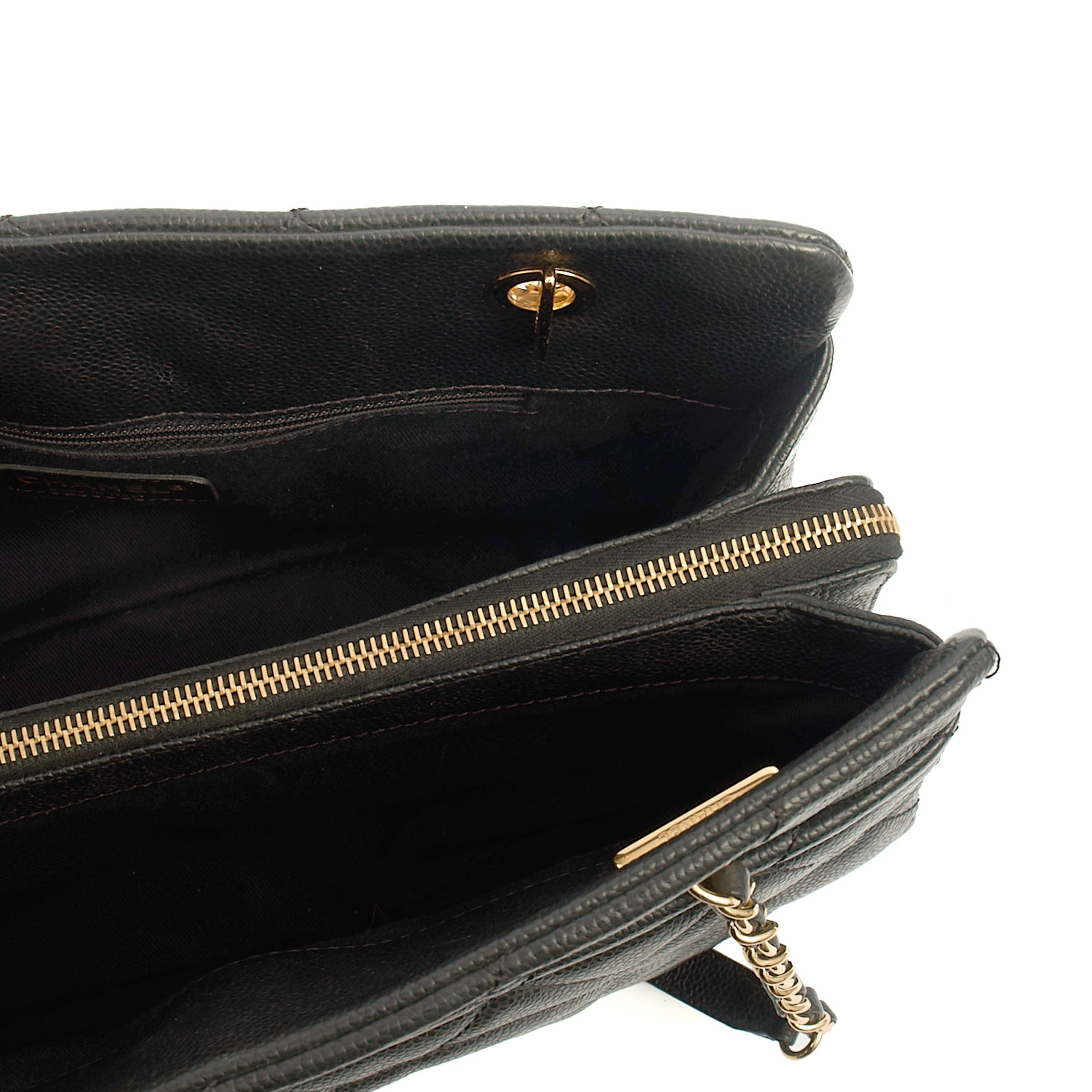 Chanel Tote Timeless CC Shopper in Black, Caviar Leather