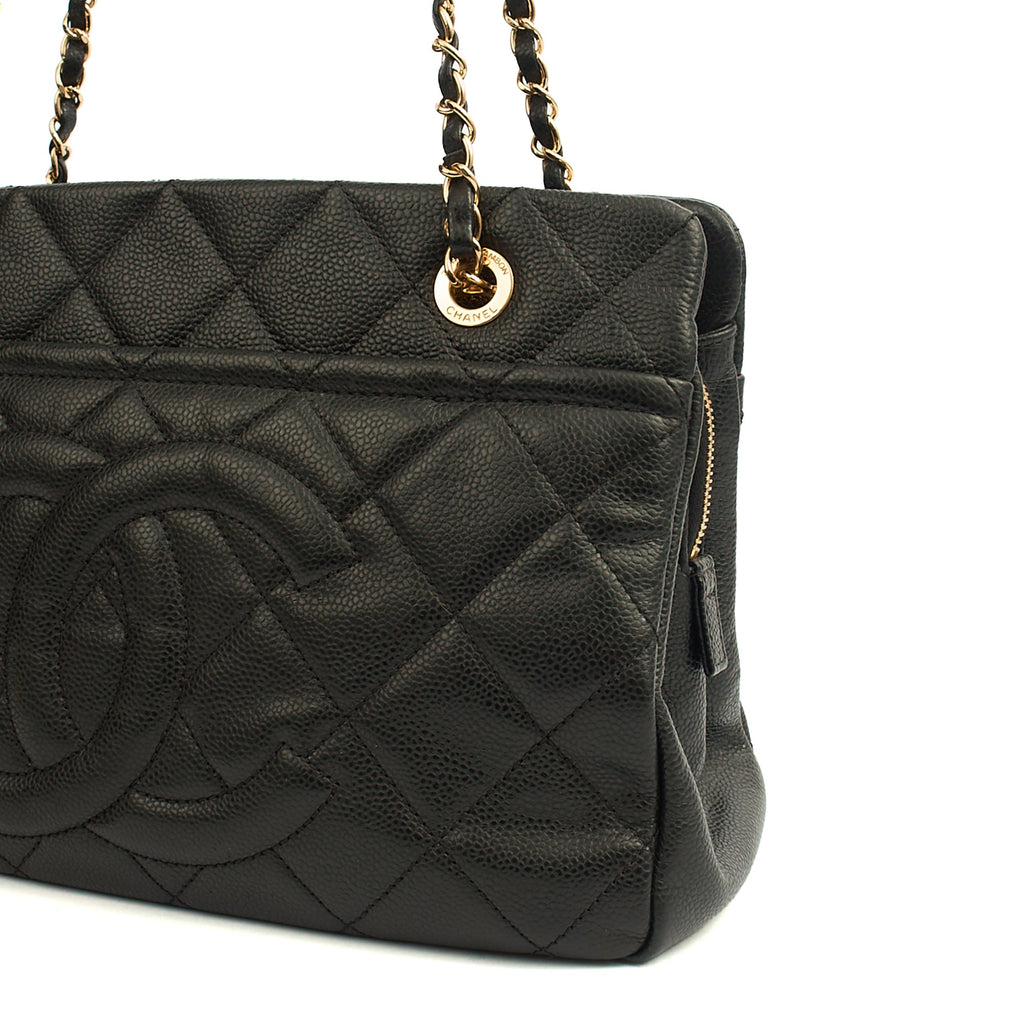 Chanel Tote Timeless CC Shopper in Black, Caviar Leather