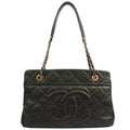 Chanel Tote Timeless CC Shopper in Black, Caviar Leather