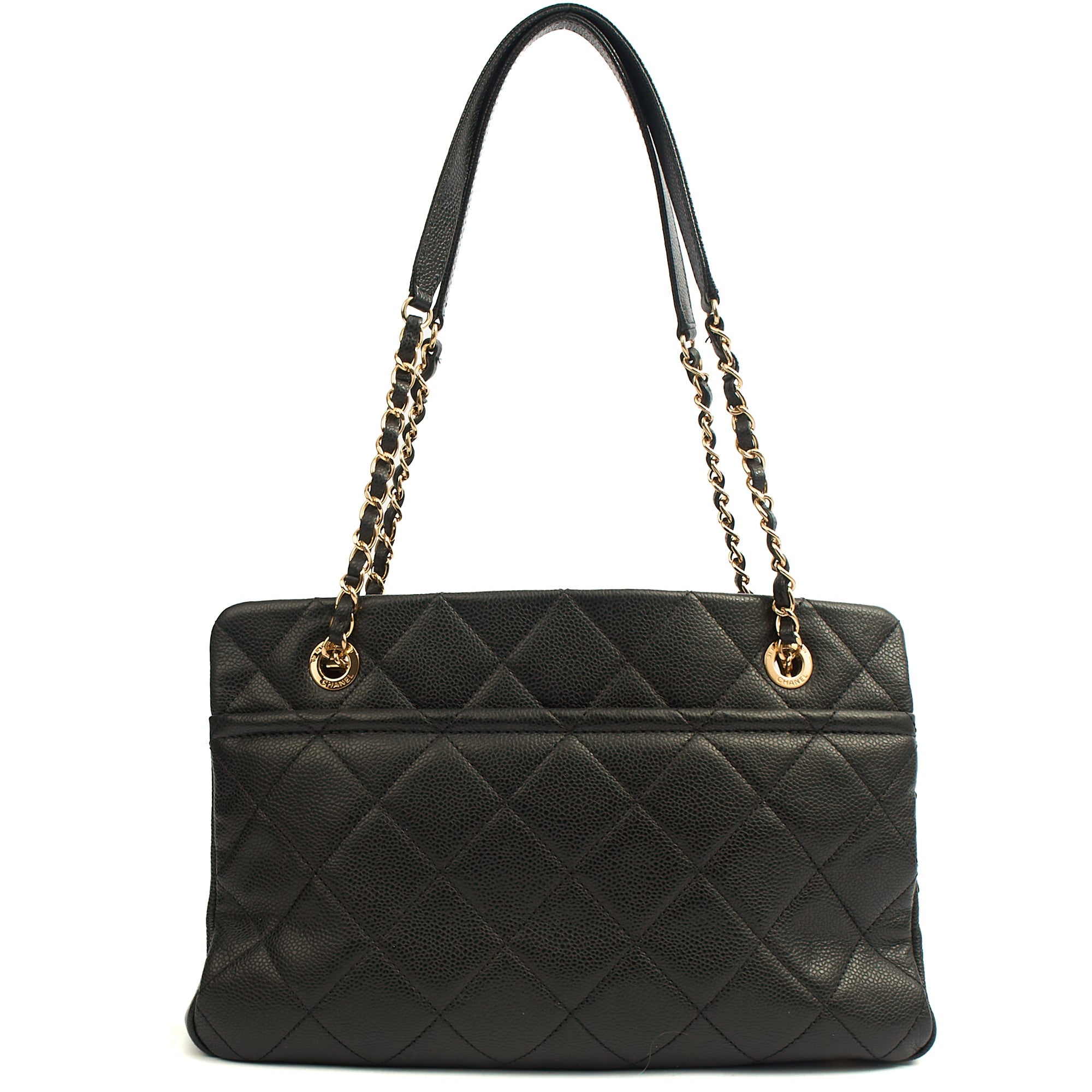 Chanel Tote Timeless CC Shopper in Black, Caviar Leather