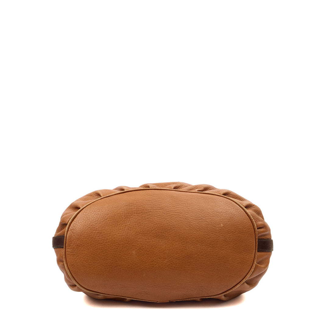 Mulberry Tote Mitzy Tote in Brown, Calfskin Leather