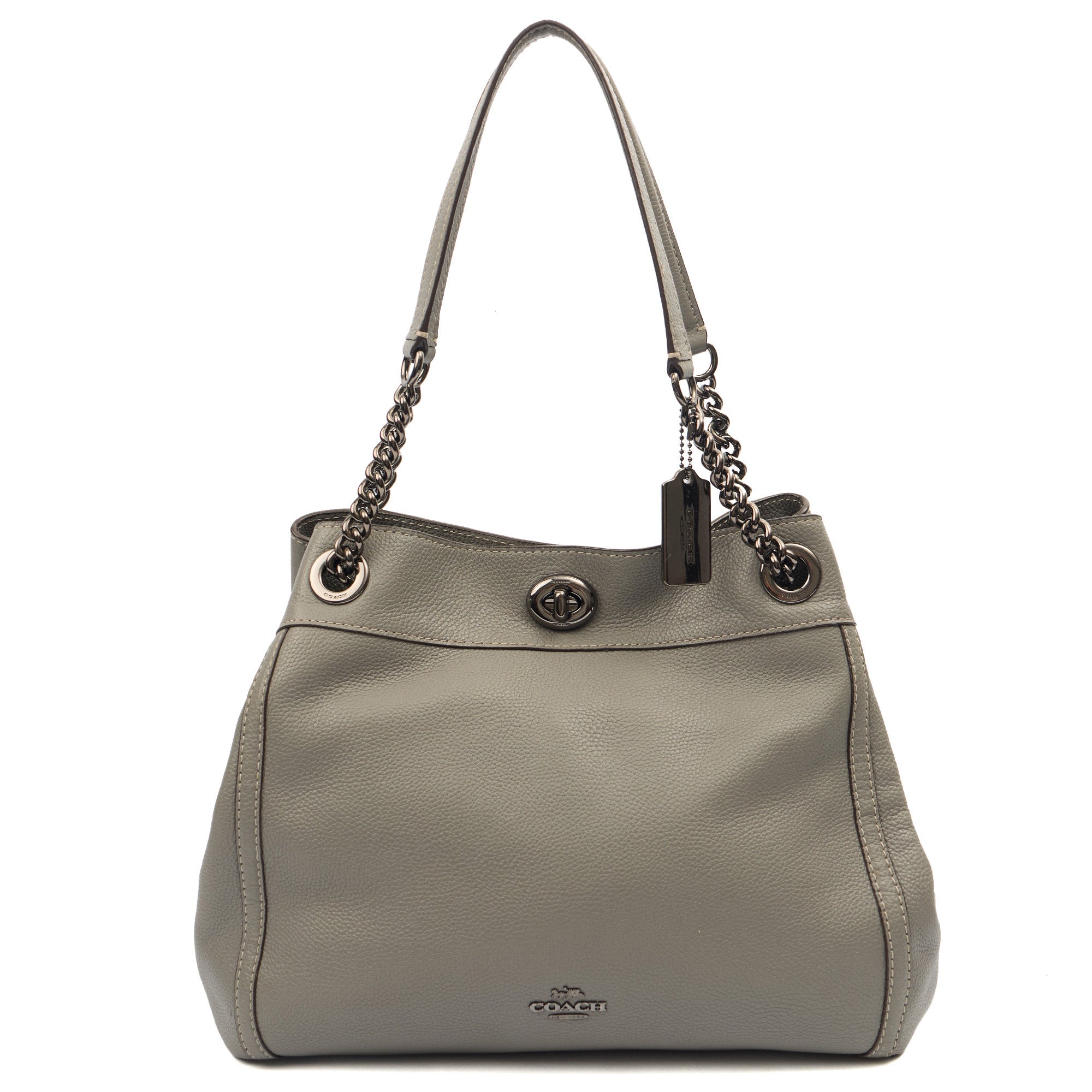 Coach Tote Edie Tote in Grey, Leather