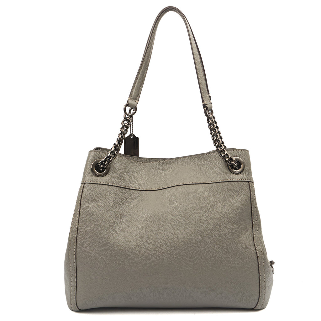 Coach Tote Edie Tote in Grey, Leather