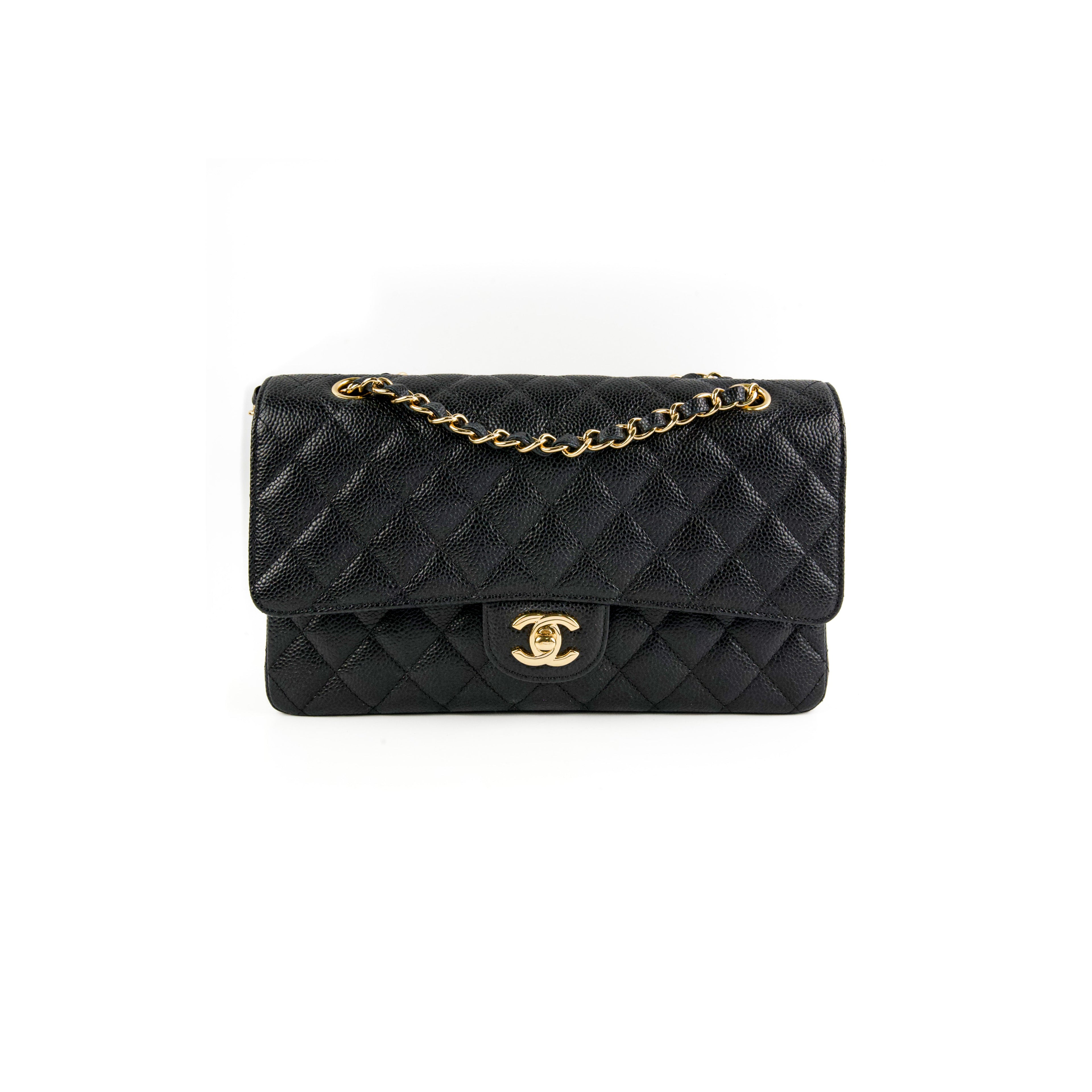 Chanel Classic Flap Medium/Large Black Caviar Shoulder Bag