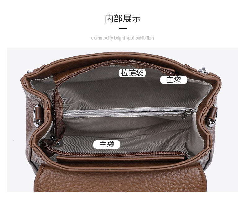 Fashionable Leather Handbag with Modern Design – Elevate Your Look 8219-2830