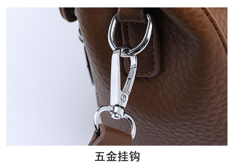 Stylish  Handbag with Top Handle & Shoulder Strap 555-12