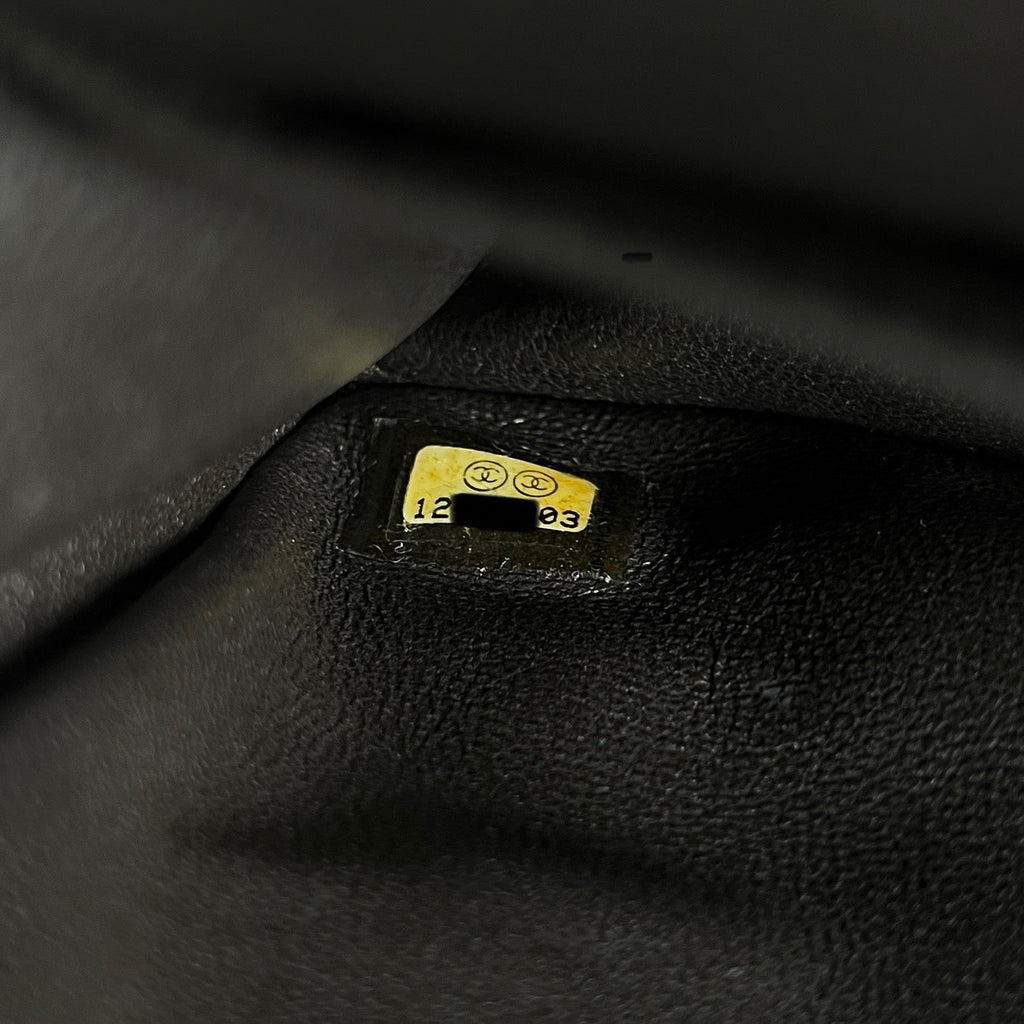 Chanel Patent Small Classic Flap Dark Green 12 Series