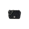 Chanel Square Mini Lambskin Black Bag