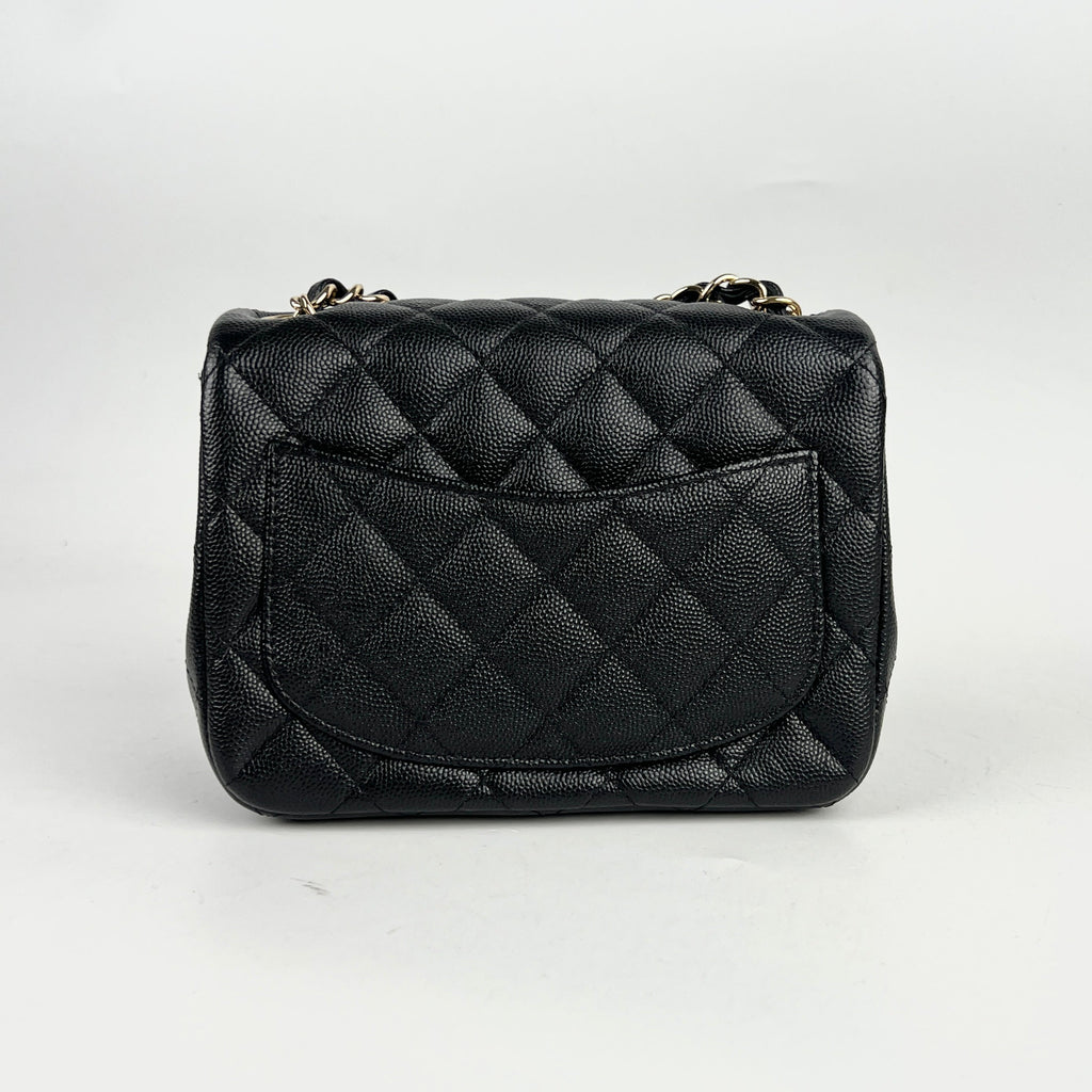 Chanel Caviar Square Mini Black 24 Series