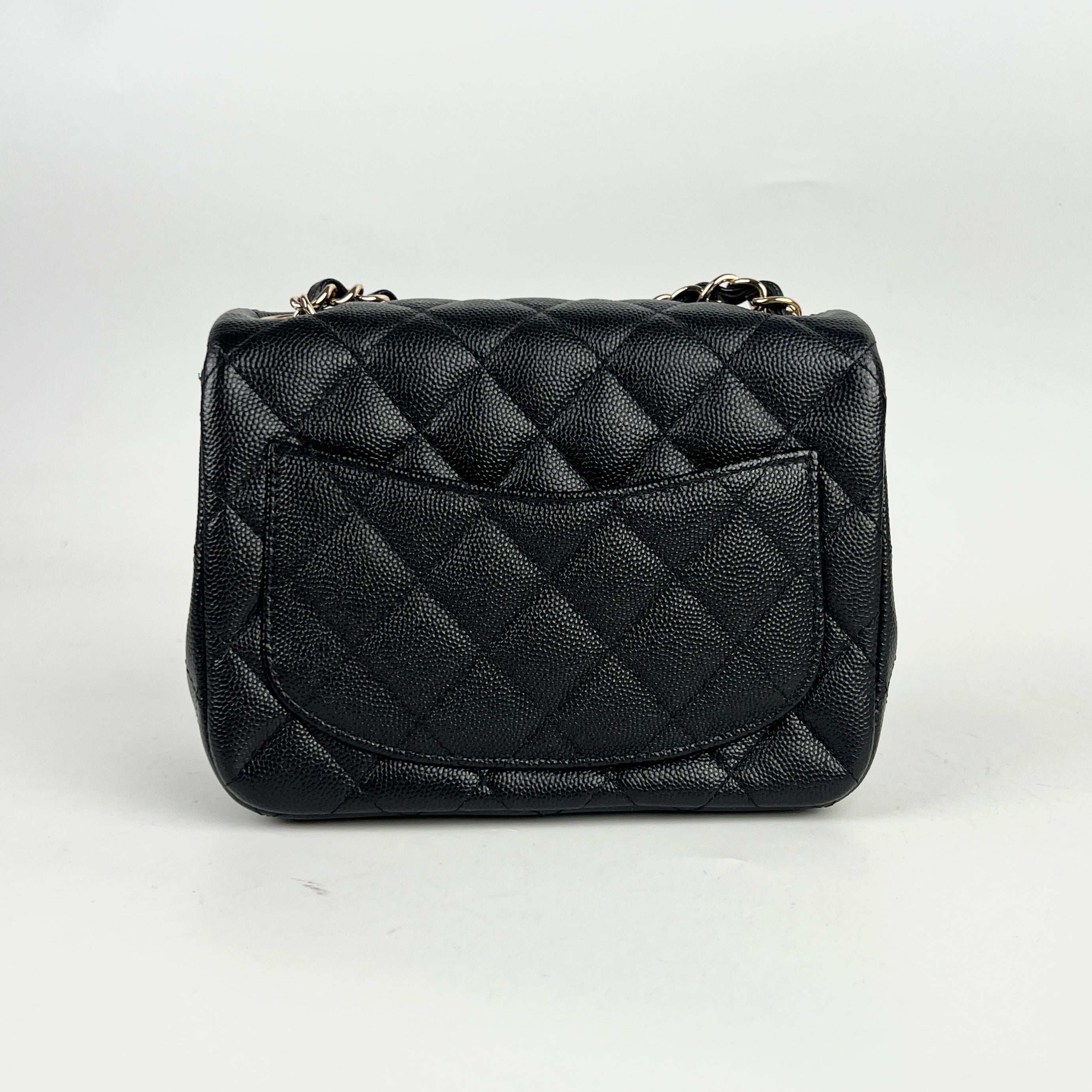 Chanel Caviar Square Mini Black 24 Series