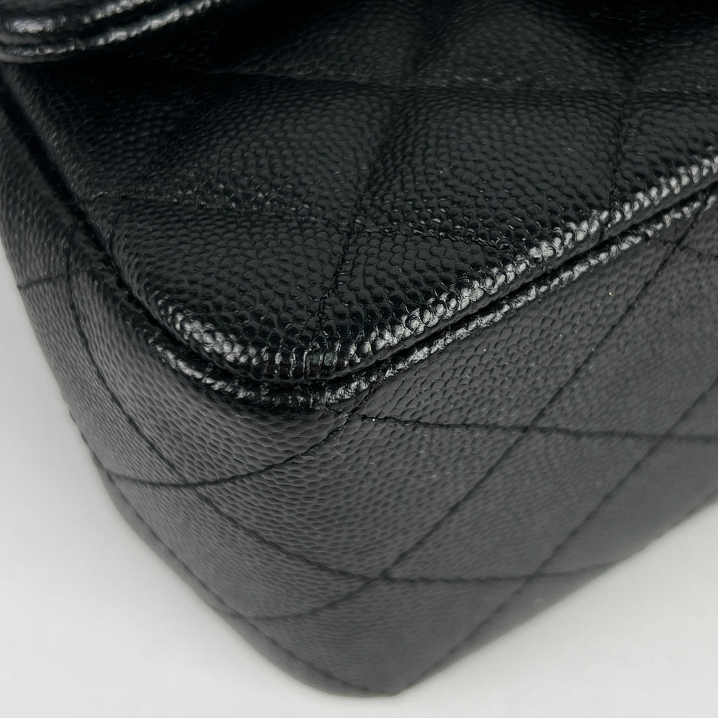 Chanel Caviar Square Mini Black 24 Series