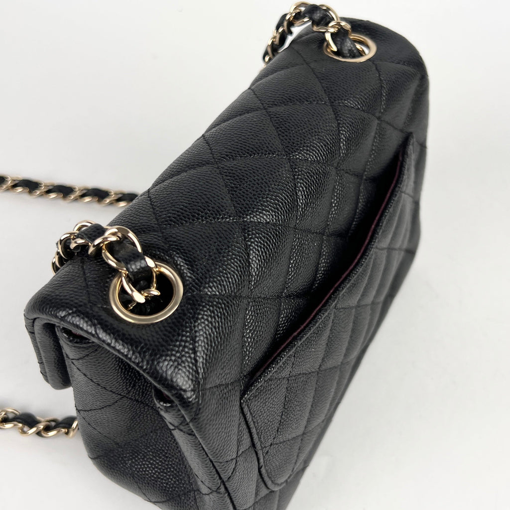 Chanel Caviar Square Mini Black 24 Series