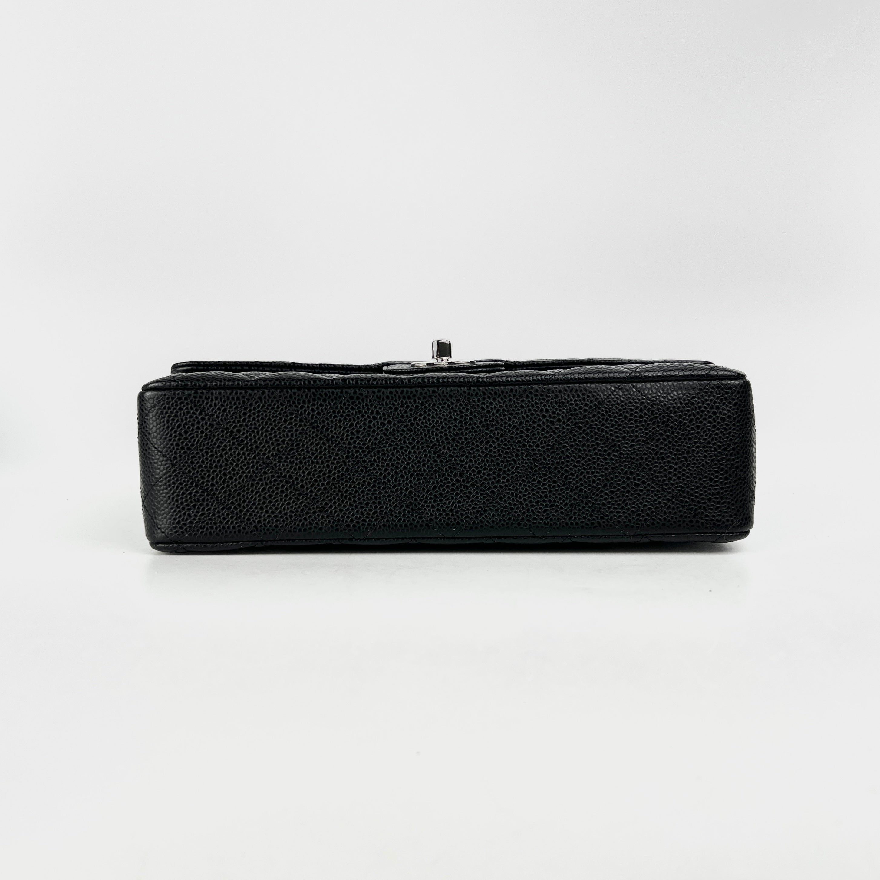 Chanel Classic Flap Medium/Large M/L Caviar Black - Series 11