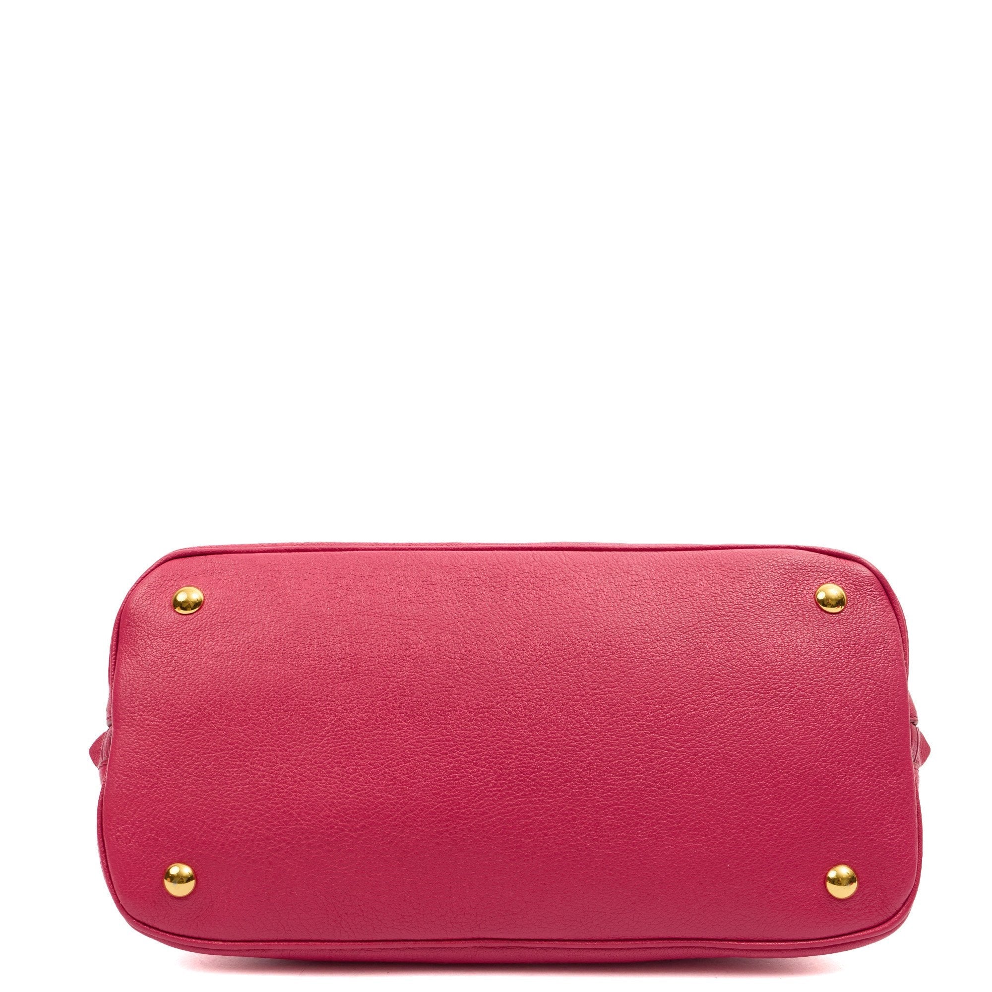Miu Miu Shoulder Bag Bowling Bag - Small in Pink, Leather